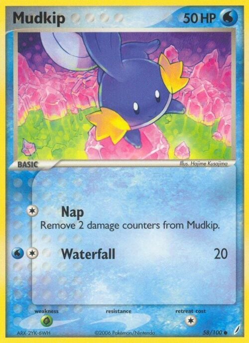 Mudkip Card Front