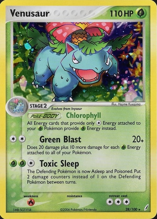 Venusaur Card Front