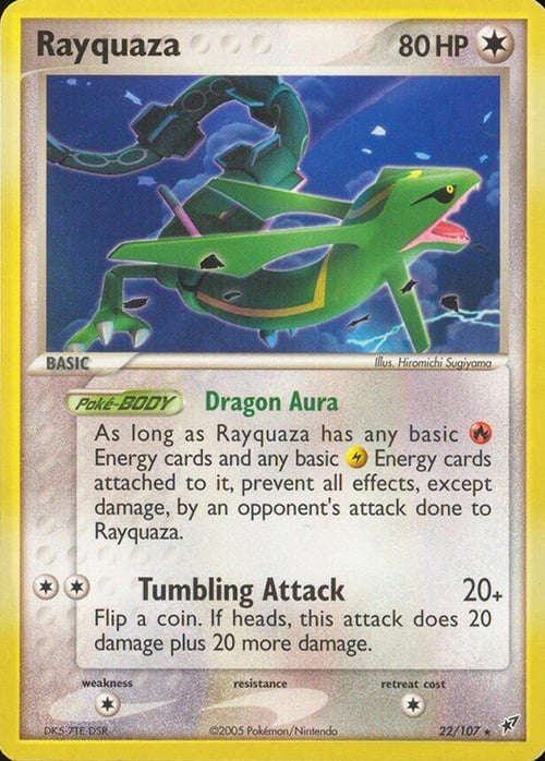 Rayquaza Card Front