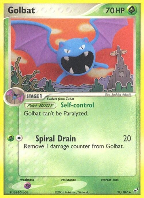 Golbat Card Front