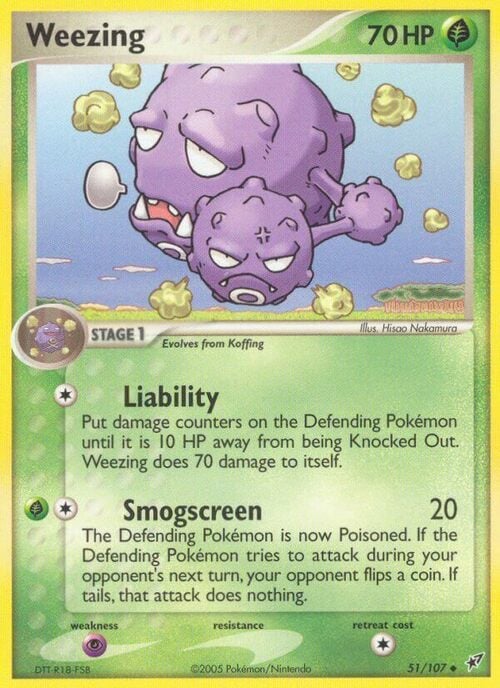 Weezing Card Front