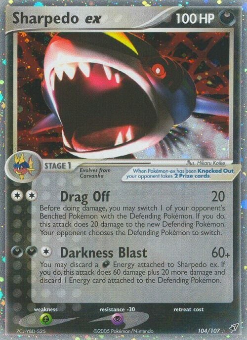 Sharpedo EX Frente