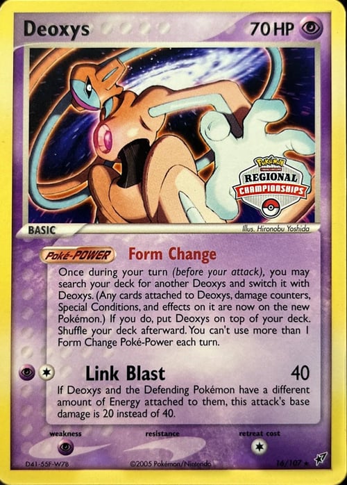 Deoxys Card Front