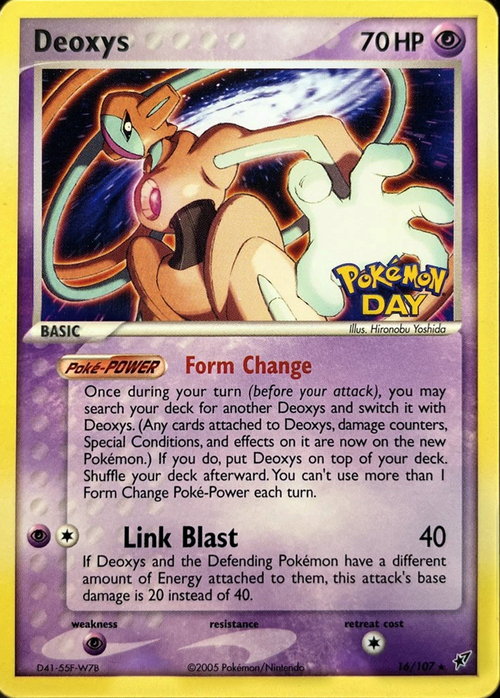 Deoxys Card Front