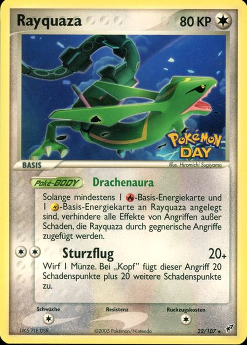 Rayquaza Card Front