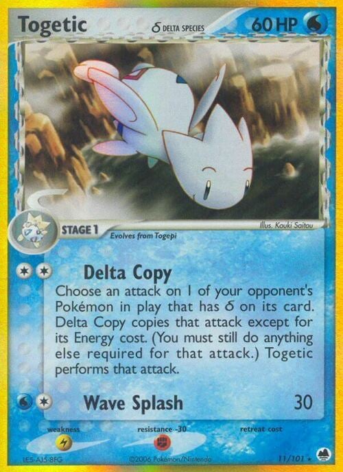 Togetic δ Delta Species Card Front