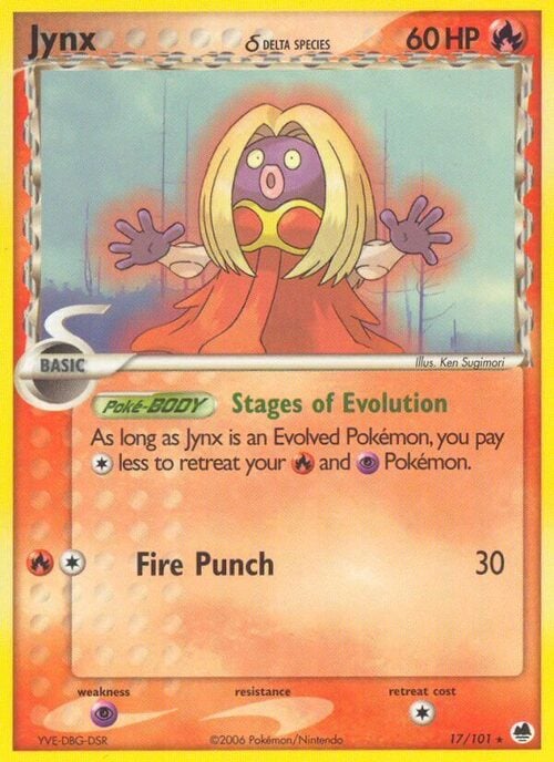 Jynx δ Card Front