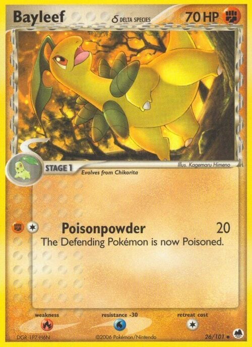 Bayleef δ Card Front