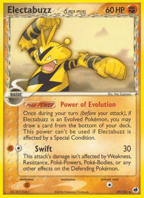 Electabuzz δ Delta Species Card Front