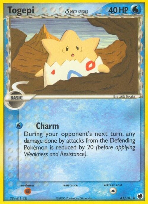 Togepi δ Card Front