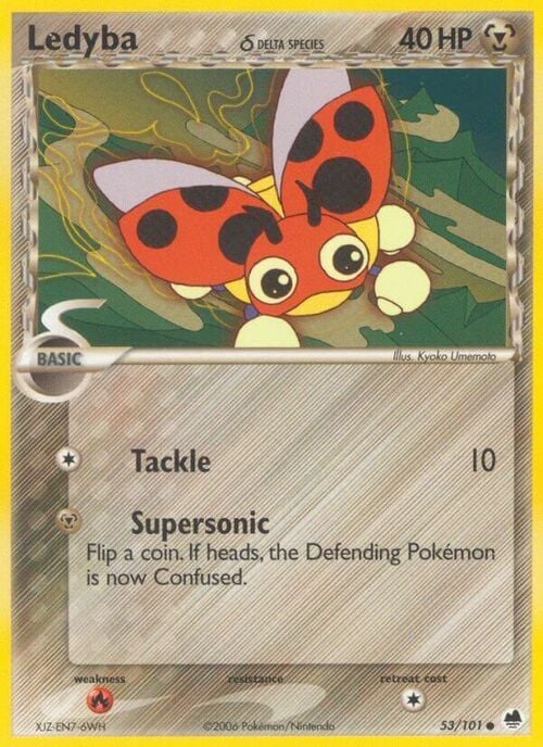 Ledyba δ Delta Species Card Front