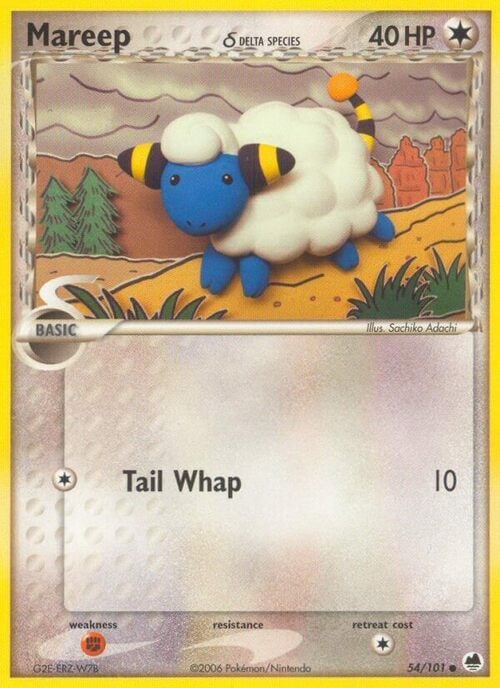 Mareep δ Card Front