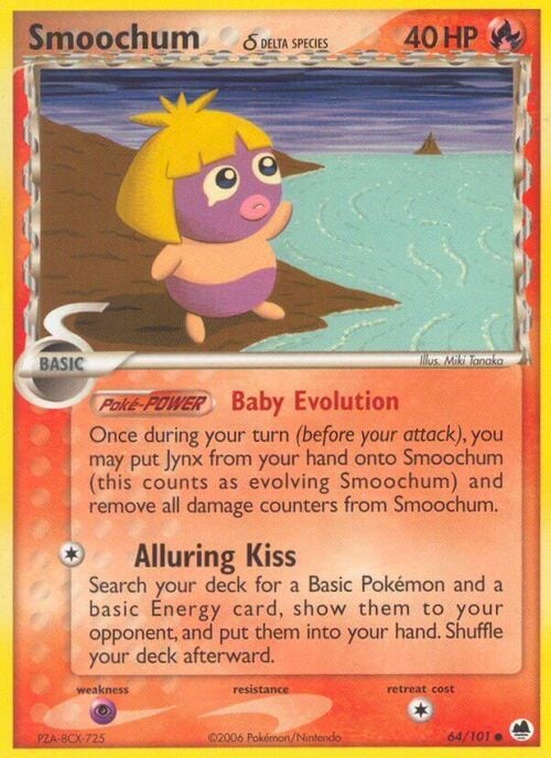 Smoochum δ Delta Species Card Front