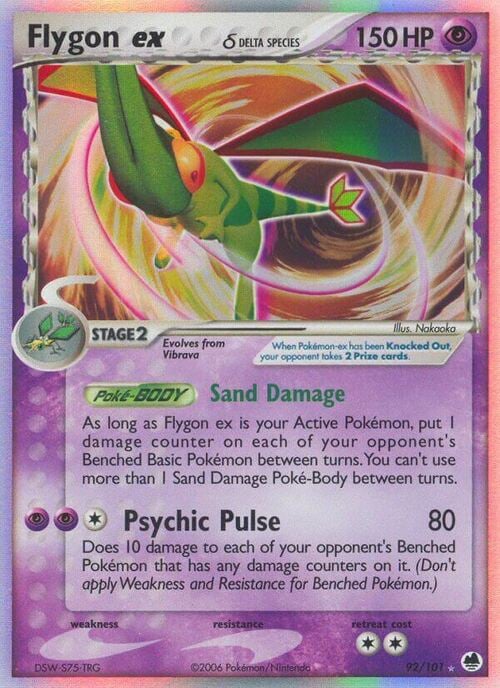 Flygon ex δ Card Front