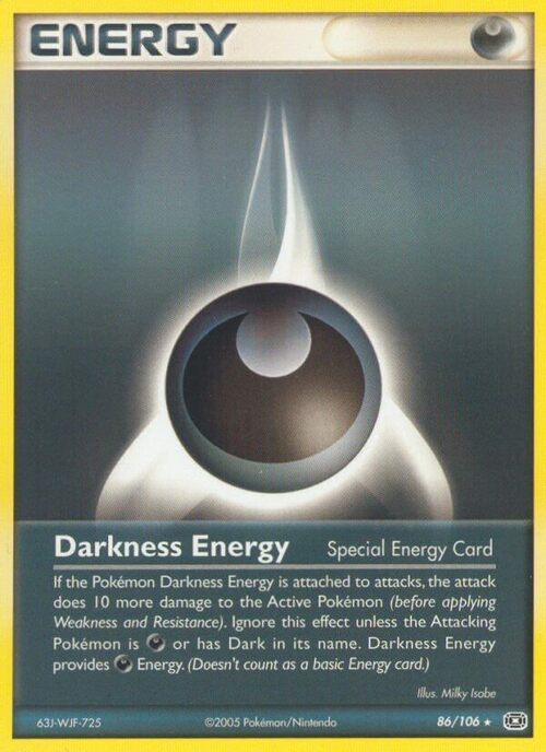 Energia Oscurità Card Front
