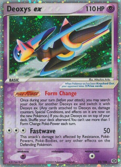 Deoxys ex (Speed) Card Front