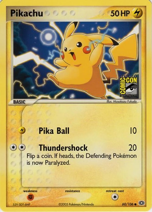 Pikachu Card Front