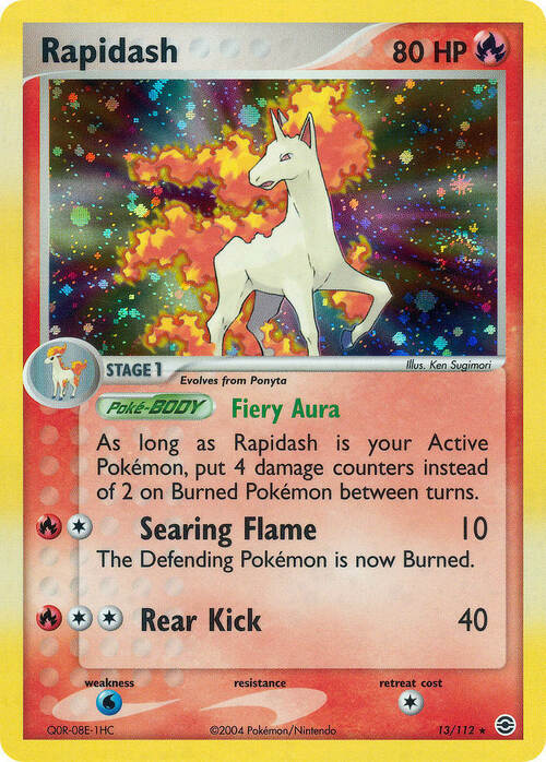 Rapidash Card Front