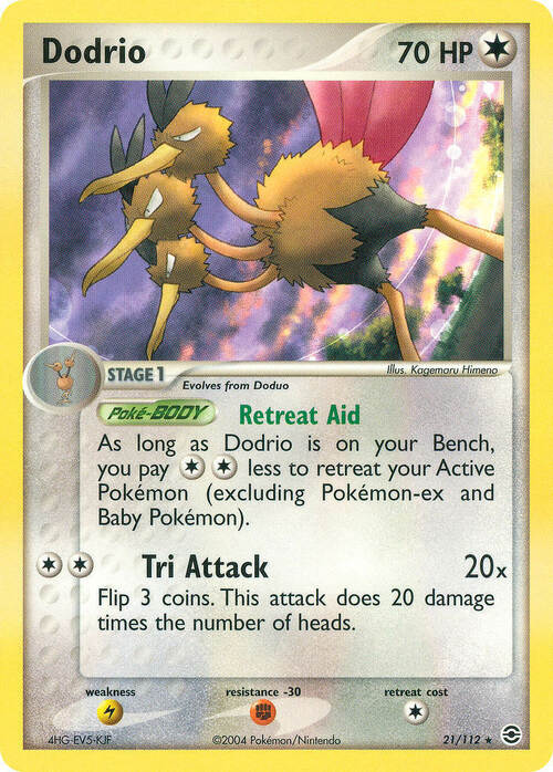 Dodrio Card Front