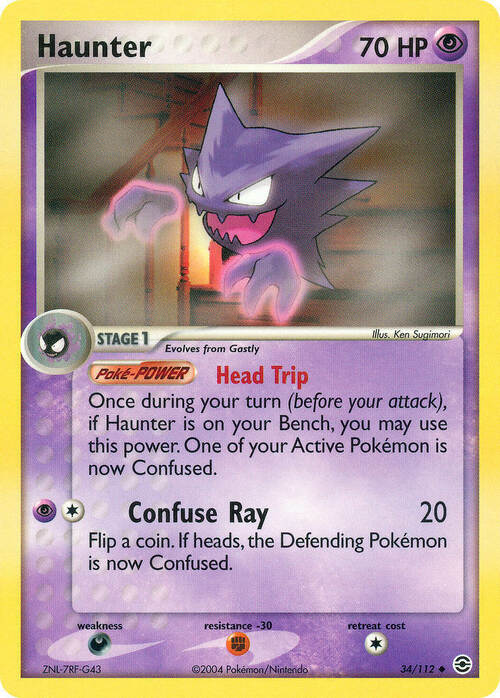 Haunter Card Front