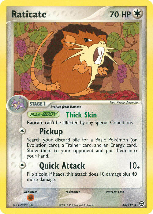 Raticate Card Front