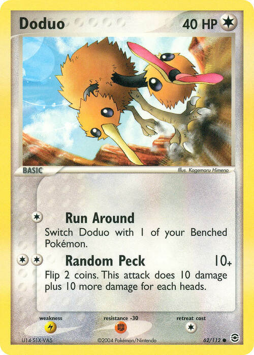 Doduo Card Front