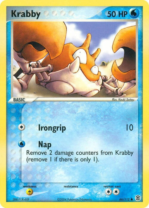 Krabby Card Front