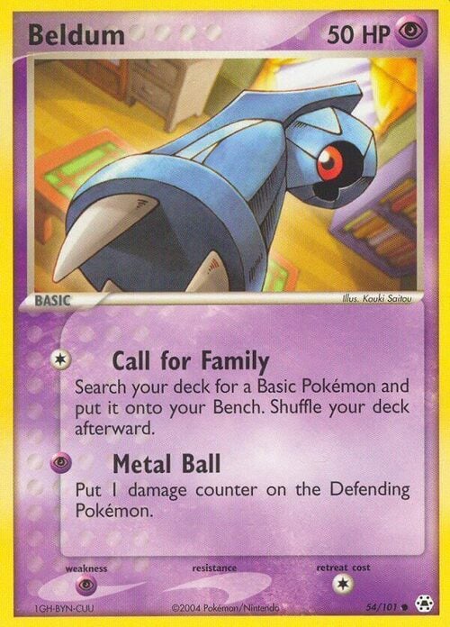 Beldum Card Front