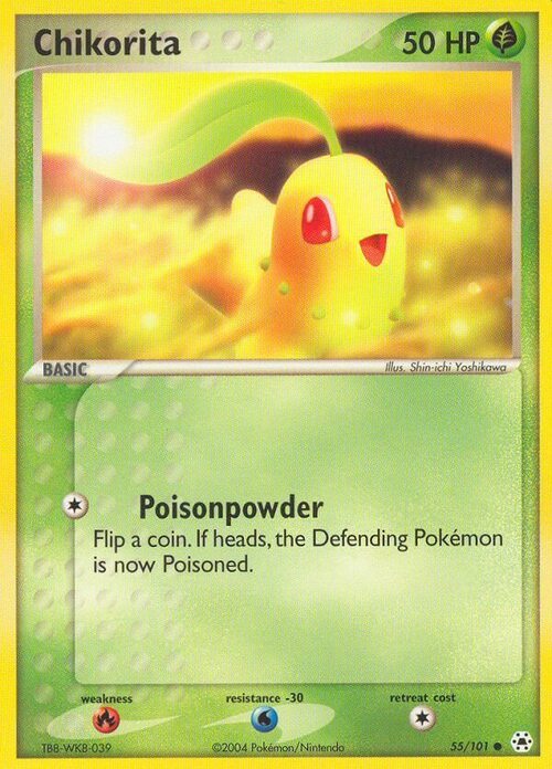 Chikorita Card Front