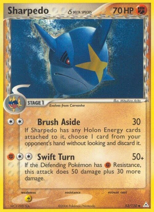 Sharpedo δ Delta Species Card Front