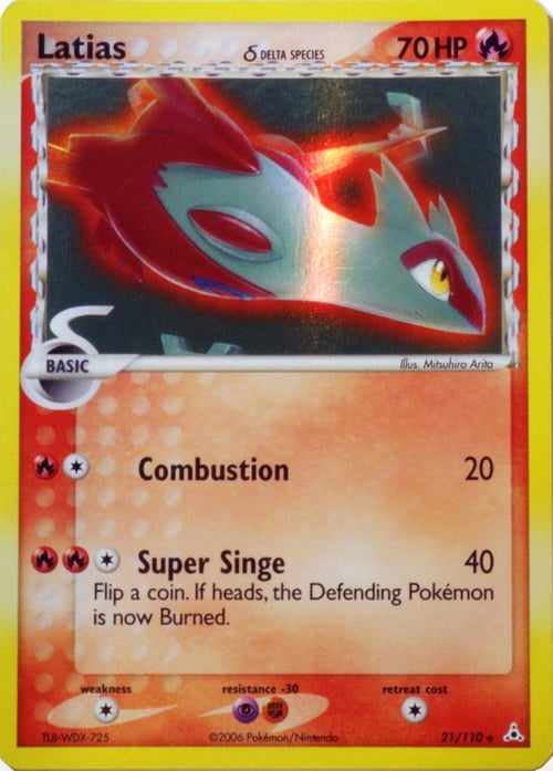 Latias δ Delta Species Card Front