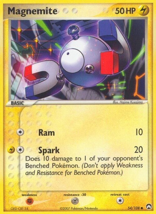 Magnemite Card Front