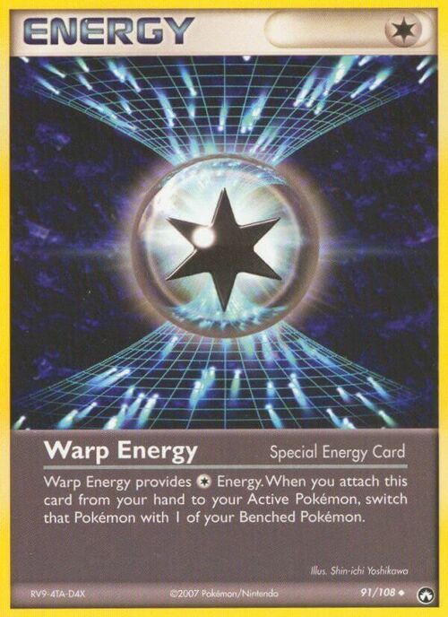 Warp Energy Card Front