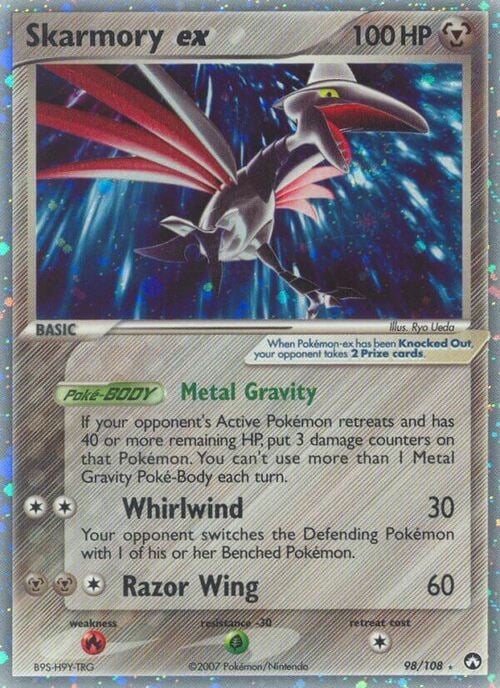 Skarmory ex Card Front