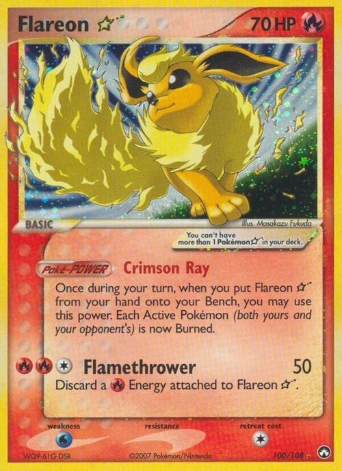 Flareon ☆ Card Front