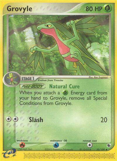 Grovyle Card Front