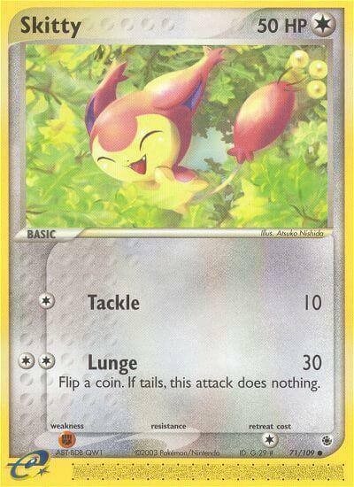 Skitty Card Front
