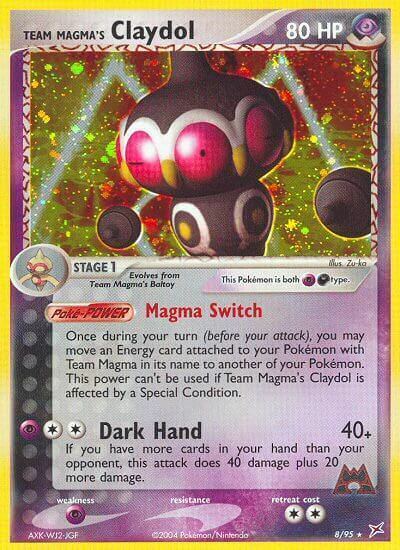 Team Magma's Claydol Frente