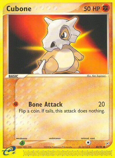 Cubone Card Front