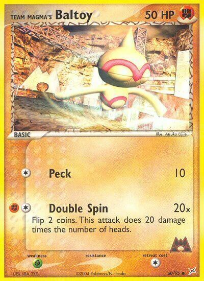 Team Magma Baltoy Card Front