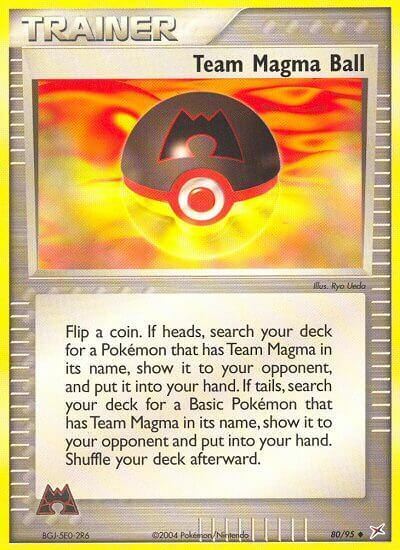 Sfera del Team Magma Card Front