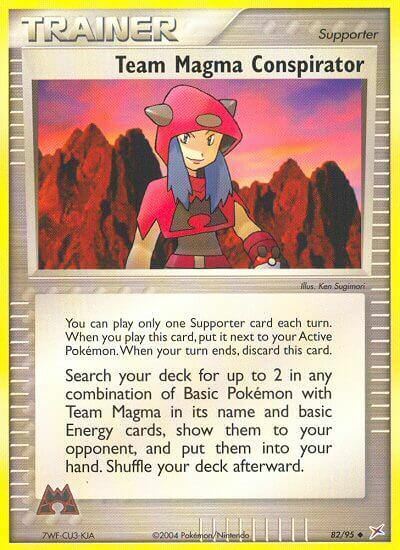 Team Magma Conspirator Card Front