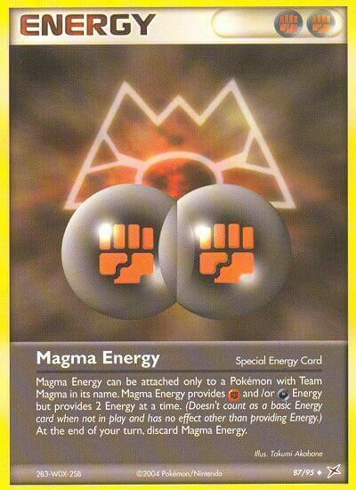 Magma Energy Card Front