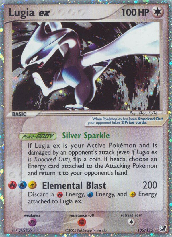 Lugia ex online 105/115 Unseen Forces Prime Holo