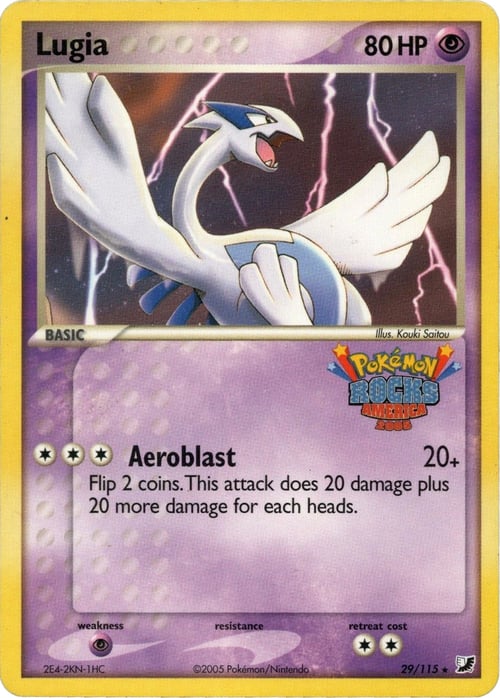 Lugia Card Front