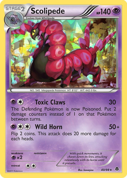 Scolipede Card Front