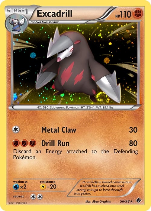 Excadrill Card Front