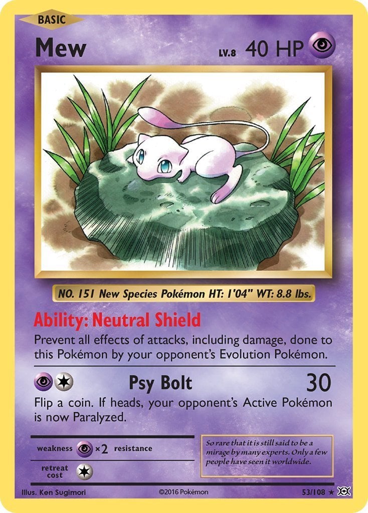 Mew Evolutions Pokemon Cardtrader