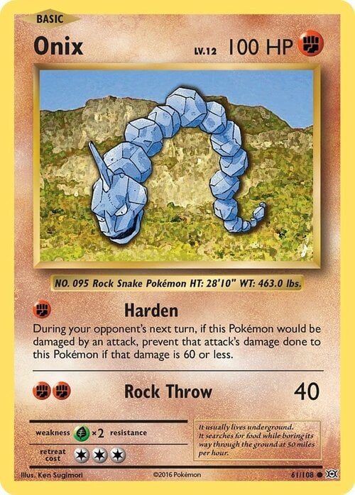 Onix [Rock Throw | Harden] Frente