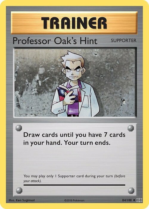 Pista del Profesor Oak Frente